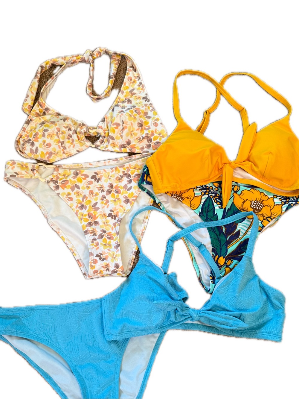 Cupshe bikini bundle of 3 Medium